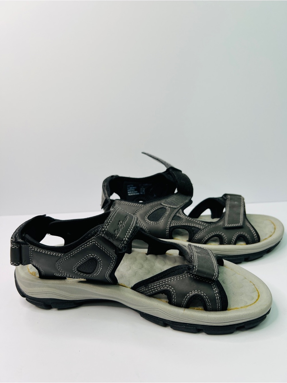 Eddie Bauer Grafton Strapped Sandal Brown/Black/Gray Size 9 Size 42 Mens